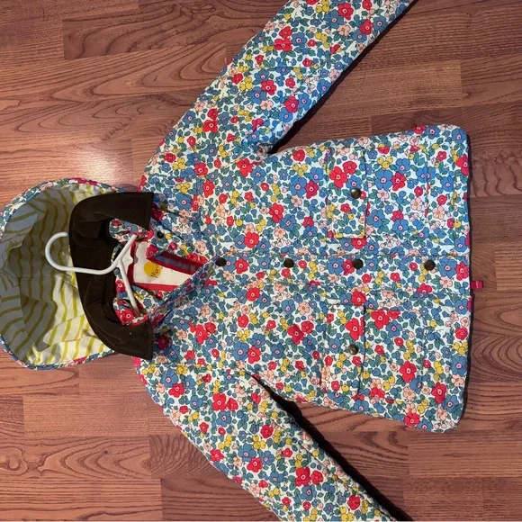 Mini Boden Floral Kids Jacket - Picture 2 of 5
